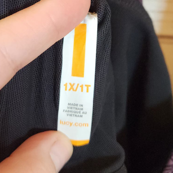 Lucy Women's Blackberry Kamakura Print Sleeveless Fitness‎ Fix Tank Top Size 1X - Picture 3 of 7